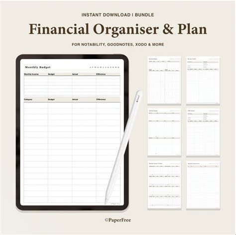 financial organiser 9 letters.
